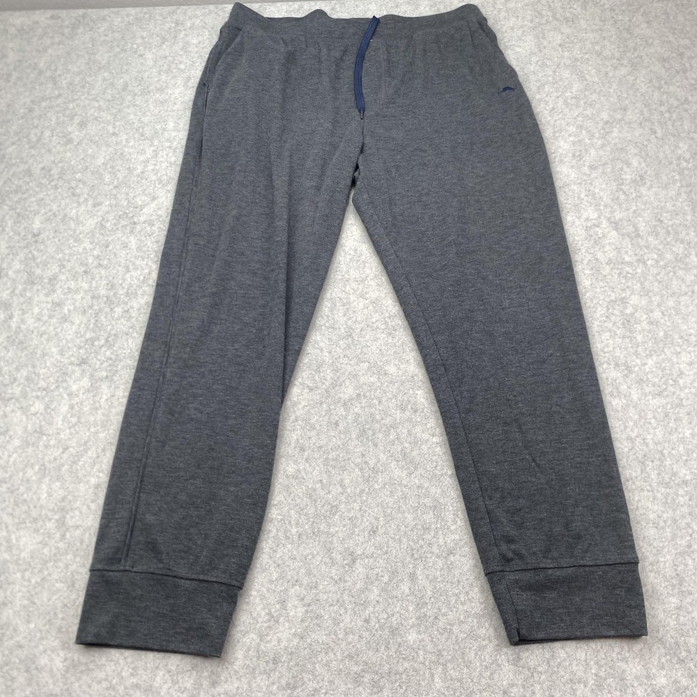 Tommy Bahama Lounge Pants Mens XL (37x29) Gray Jersey Knit Drawstring Sleep